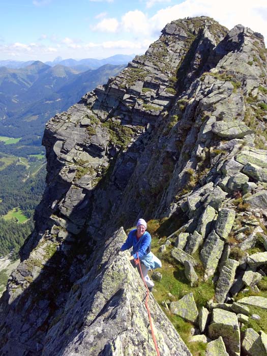 Rückblick auf den Östlichen Gamskogel