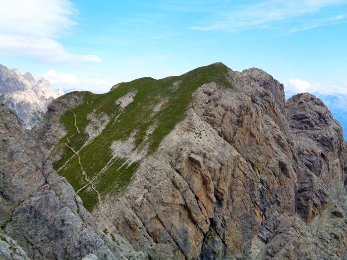 gleich gegenüber die Große Gamswiesenspitze