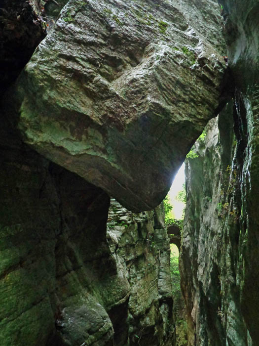 ... oder eine Kraxelpartie durch die gewaltige Rindomoschlucht