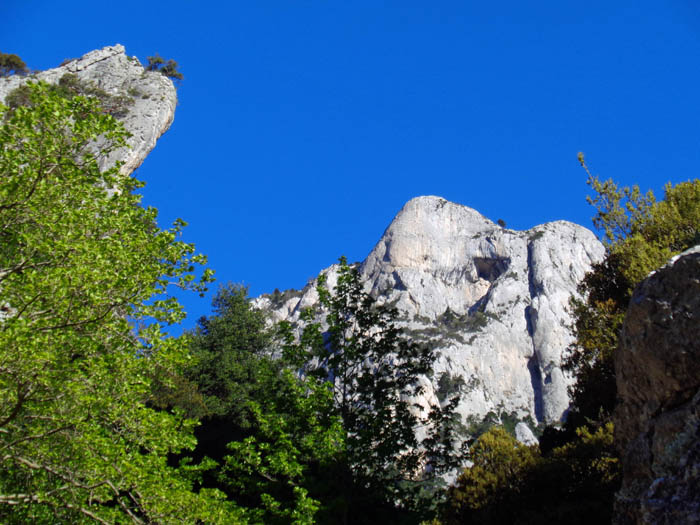 oberhalb der erschlossenen Sektoren wartet jede Menge alpines Neuland