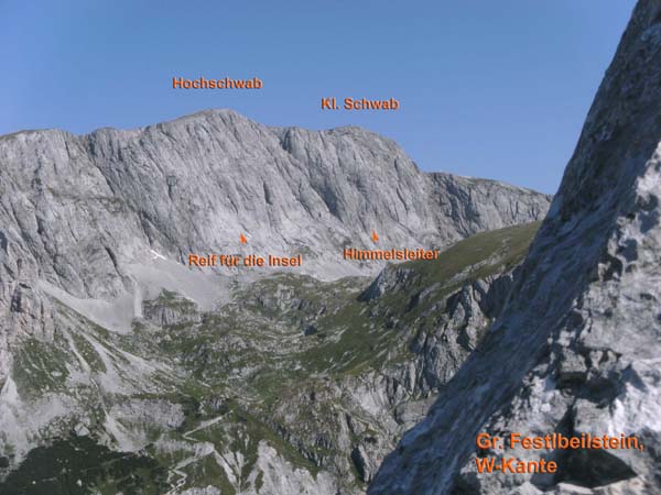 die Südwände des Hochschwab