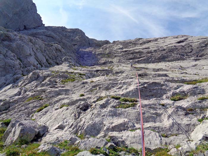 in der 12. Seillänge beginnt der letzte Akt mit wunderschönen Platten