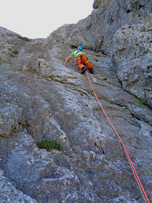 3. Seillänge: 30 m, 4+ und 5, 1 BH