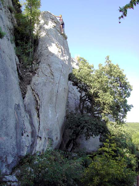 ... bei der ersten Begehung durch Ulli 2008 ...