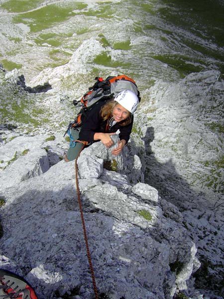 Birgit in der direkten Kantenvariante der 9. SL