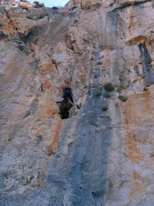 Ulli in El Bulli 6a+