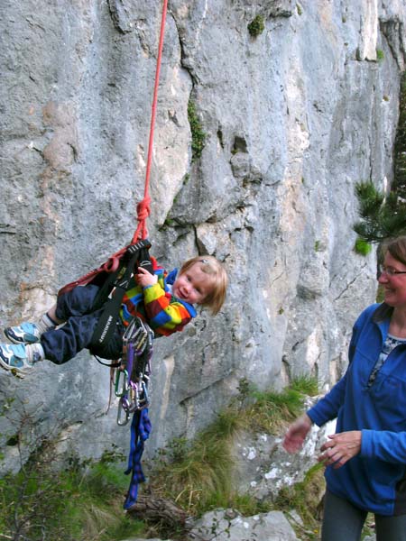 ... und Ronja in der selben Route