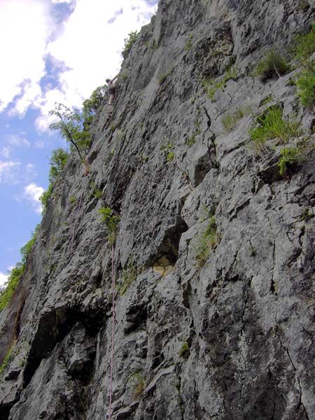 die Touren (hier Čuća 5b) erschienen uns eher streng bewertet