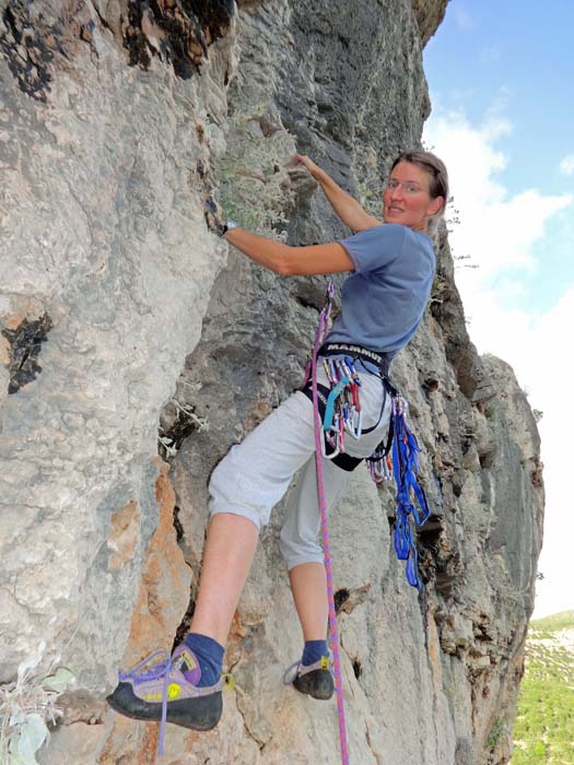 Ulli in The Crack 5c, Bonsai/Karin