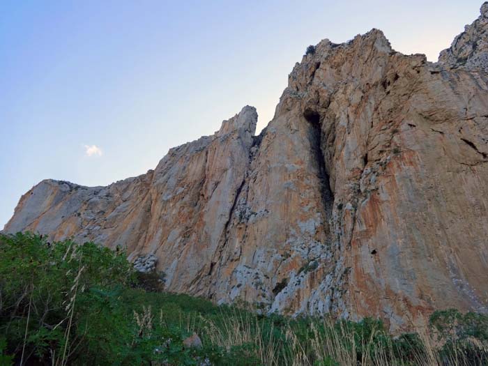 der östliche Teil der Monaco-Nordwand: die „Cattedrale nel Deserto“