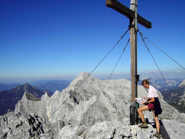 Ulli am Gipfel, Tamischbachturm, Planspitze und Hochtor