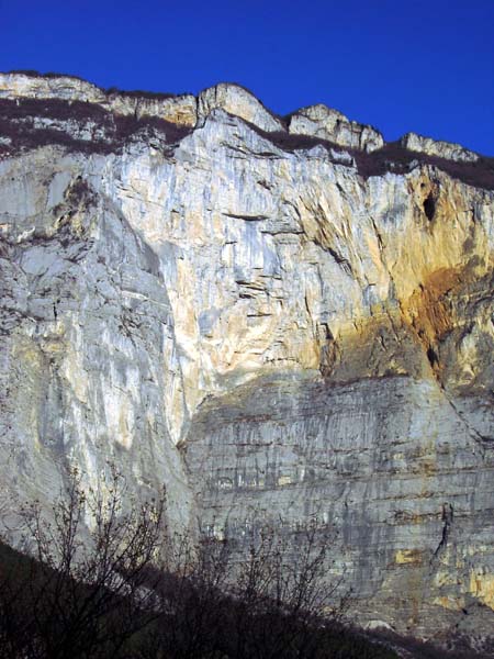 Monte Brento Ostwand - der größte Überhang der Alpen