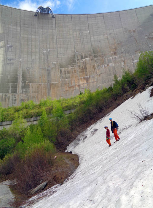 Schneereste unterm Airwalk