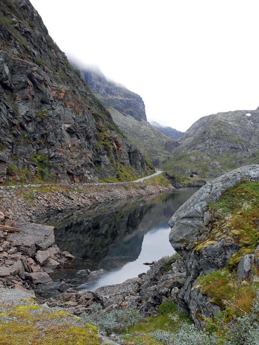 Auffahrt zum Røldalpass im SW der Hardangervidda