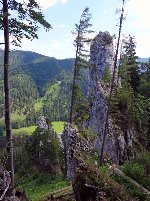 Rückblick auf 3. und 2. Turm