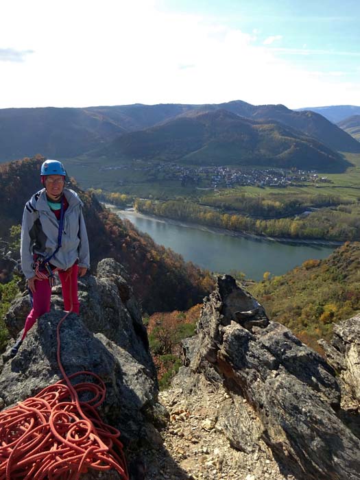 Blick vom Schartenkopf auf Rossatz