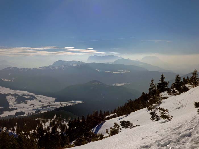 im SW Niederkaiser und Wilder Kaiser