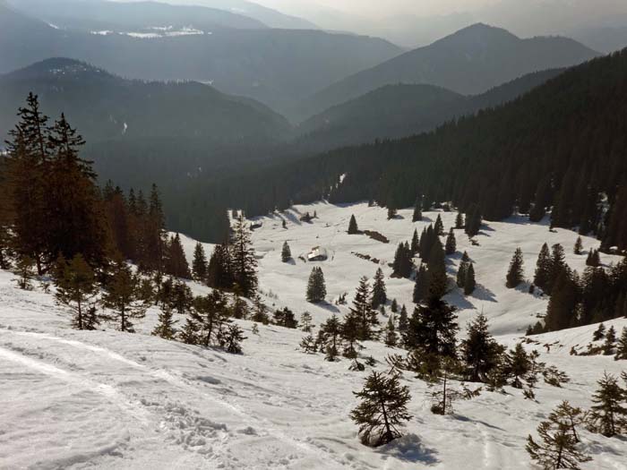 Abfahrt zur Alm