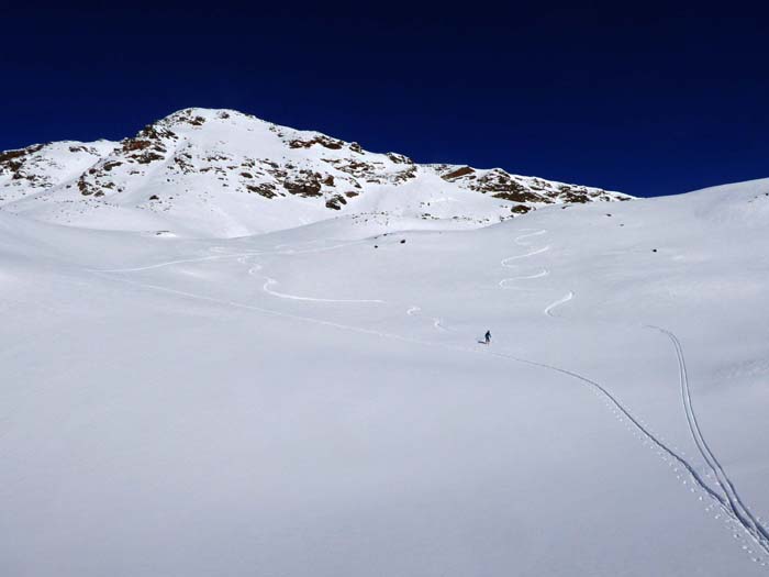 Rückblick auf die Alkuser Rotspitze