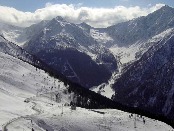 Seespitze und Alpenspitze von N (Jaufenpassstraße)