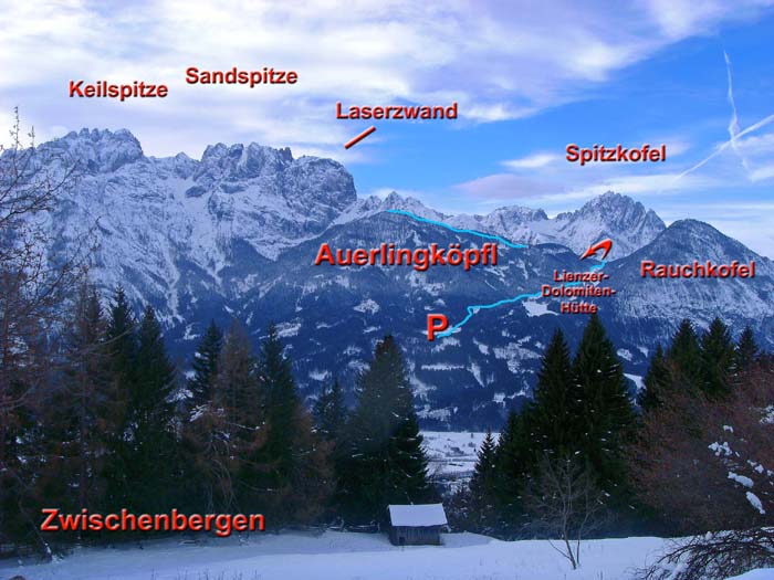 Routeninfo v. NO (Zwischenbergen, Stronachkogel)