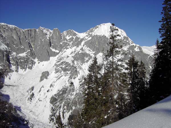 vom Westl. Brandlbergkopf hat man freie Sicht auf Gamsmutterkar und Fritzerkogel