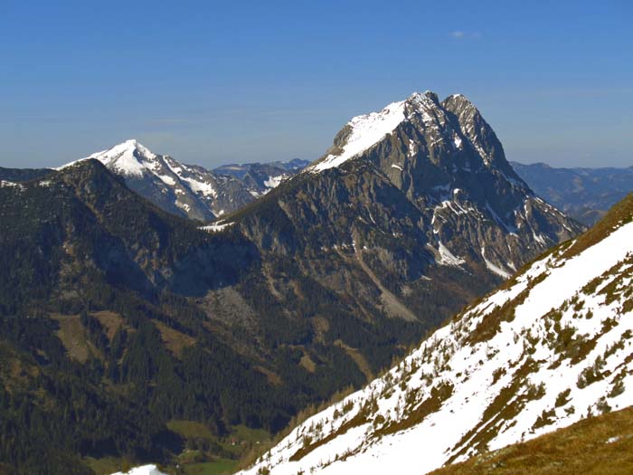 der Tamischbachturm ist mittlerweile auf die andere Seite des Lugauer gewandert