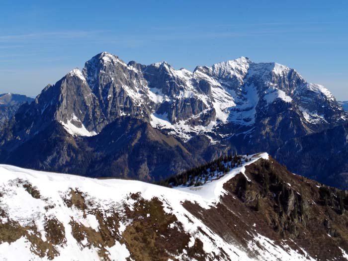 Blaseneck gegen Norden auf den Ödstein-Hochtor-Grat