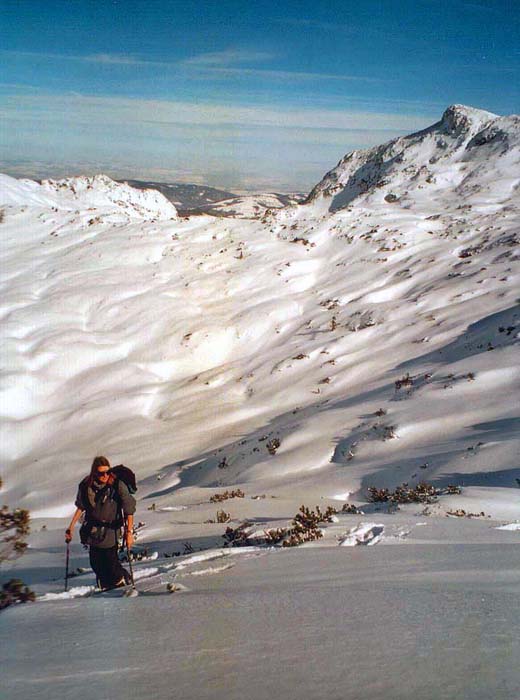 die Hochfläche ist erreicht: Blick in Richtung Hirschlucke