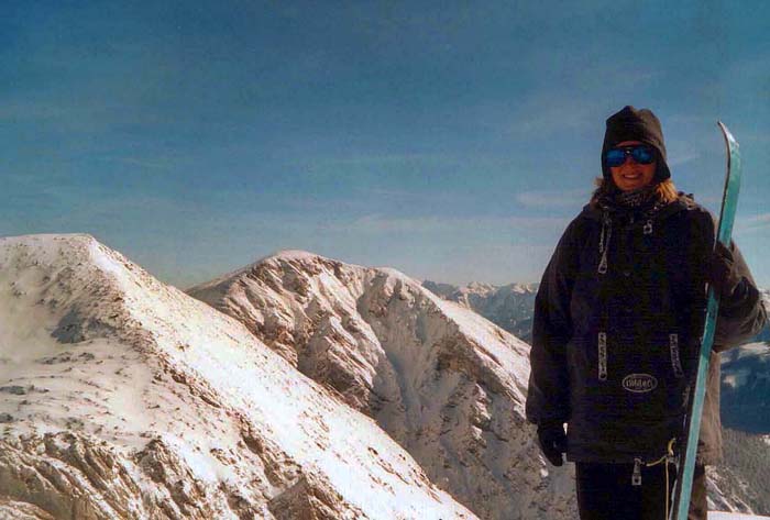 am Gipfel wird abgefellt: Segenbaum und Höllkogel