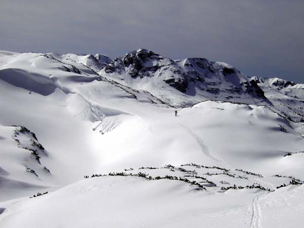 reizvolle Plateaulandschaft an den sanften Gipfelhängen des Feigentalhimmel