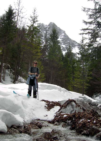 in den entlegenen Gräben am Nordfuß des Toten Gebirges kann man sich leicht im Urwald verheddern - wer ganz sicher gehen will, nimmt lieber den kleinen Umweg über die Forststraße in Kauf