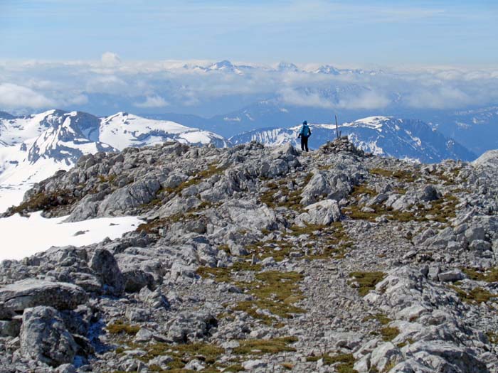 Blick zur Weißen Wand und den Niedern Tauern auf der Südseite, ...