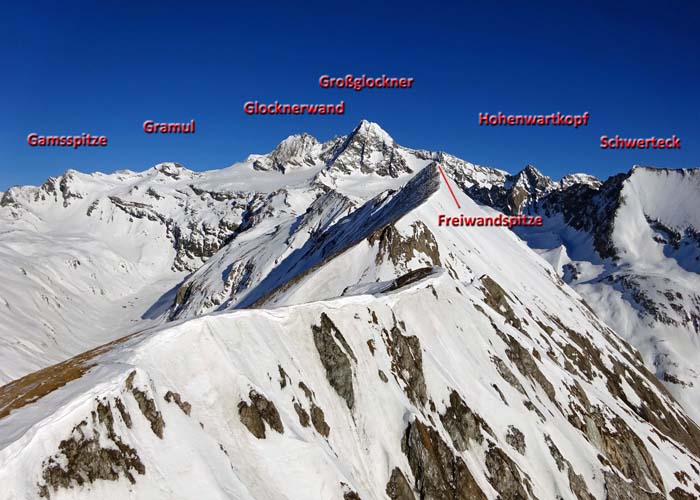 omnipräsent natürlich der Glockner mit seinen Trabanten