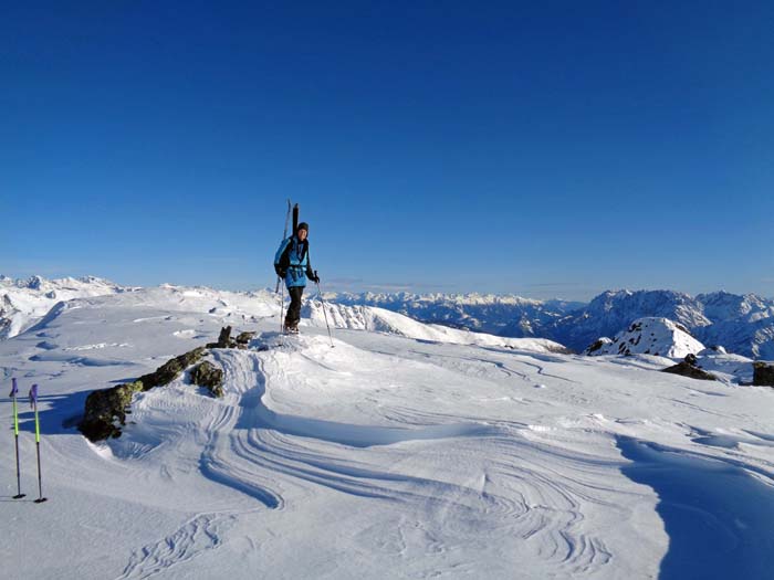 am Hauptgipfel des Finsterkogel