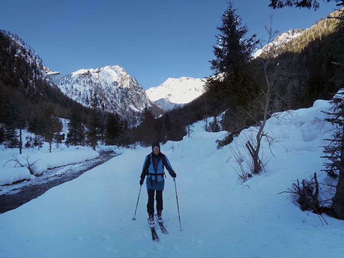 zum Nachklang der lange Marsch hinaus durchs Kristeinertal