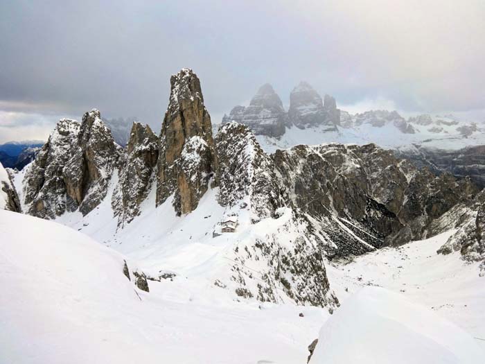 oberhalb der Fonda-Savio-Hütte aus