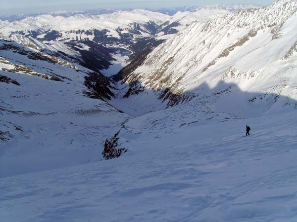 erstaunlich zahm und flüssig ins Wildgerlostal hinunter