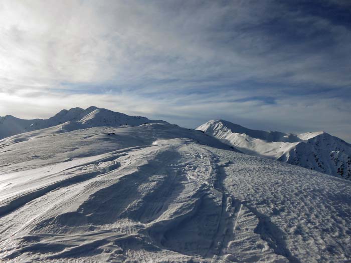 im WSW ein wenig bekannter Teil der Villgratner Berge von der Hochwand zur Beilspitze