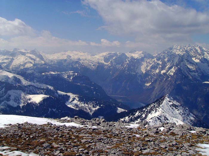 rechts darunter der Königssee