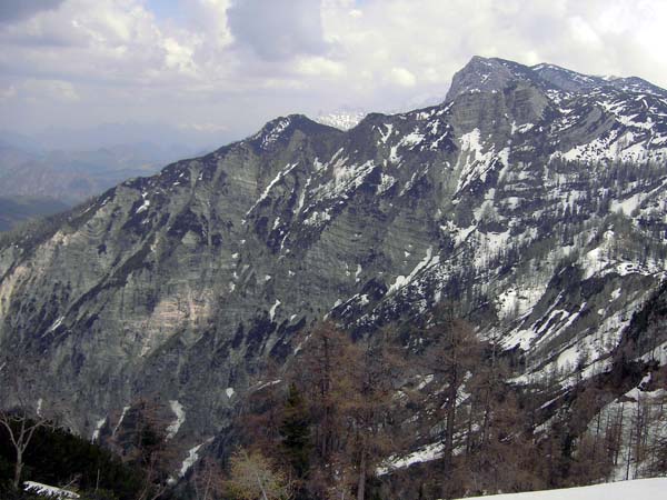 das Weißhorn sieht von W gar nicht wie ein Standardschiberg aus