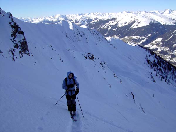 Blick aus der Nordflanke auf den Oberpinzgau und die westl. Kitzbüheler Alpen