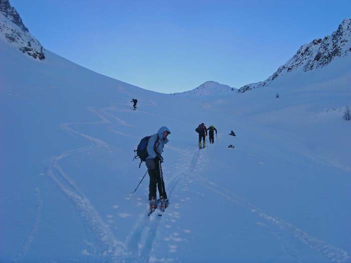 die nordseitige Lage garantiert feinen Pulverschnee, ...