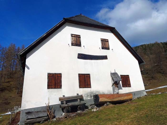 nach 400 Hm erreichen wir bei der Schafferreith die Schneegrenze