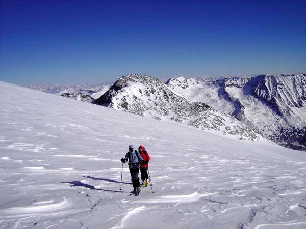 Hochalmkees gegen NO (Preimlspitze und Hafner)