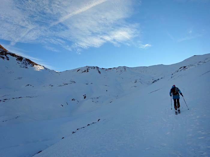 ... und noch vor dem Öfner Joch über schöne Böden ...