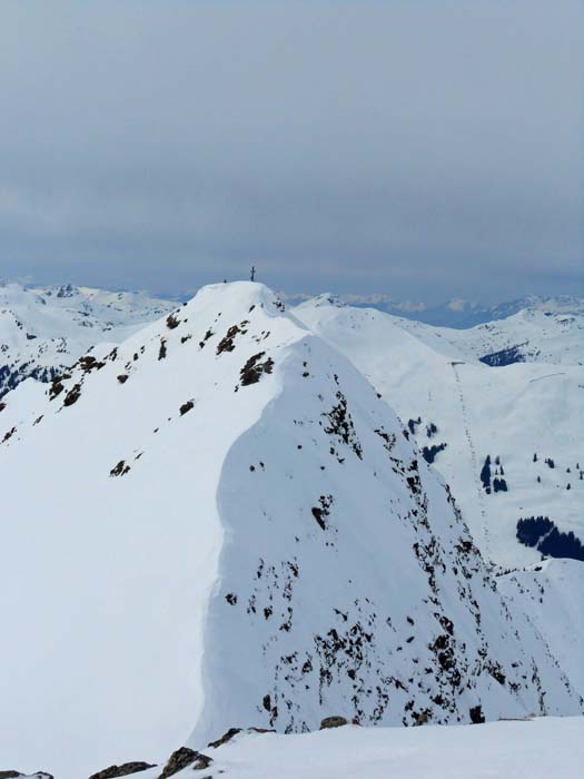 am Übergang zum Hochsaalbachkogel, dem alpineren der beiden Gipfel