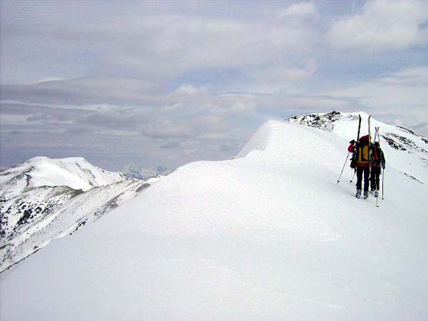 am Schneegrat kurz vor der Seekoppe