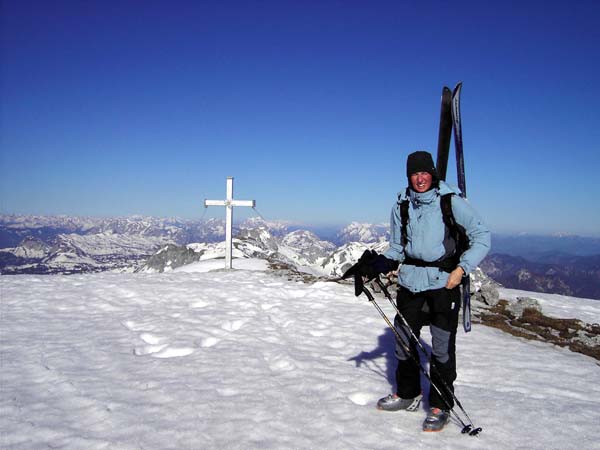 Hochwart, Gipfelkreuz gegen W