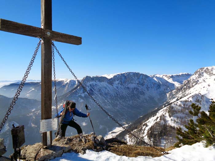 am Seeleitengipfel, im SW Gschirrmauer und Seetal